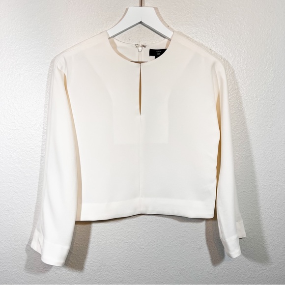 J. Crew Tops - J. Crew 365 long sleeve crepe top